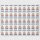 verjaardagstaart humor cadeaupapier (Vlak)