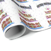 verjaardagstaart humor cadeaupapier (Rol Hoek)