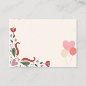 verjaardagstaart informatiekaartje (Achterkant)