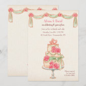 Verjaardagstaart Kaart (Voorkant / Achterkant)