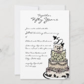 Verjaardagstaart Kaart (Voorkant)