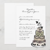 Verjaardagstaart Kaart (Voorkant / Achterkant)