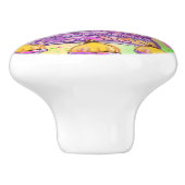 Verjaardagstaart Keramische Knop (Zijkant)