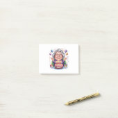Verjaardagstaart Kunst Opgewonden Oude Dame Post-it® Notes (Op bureau)