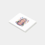 Verjaardagstaart Kunst Opgewonden Oude Dame Post-it® Notes (Schuin)