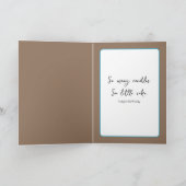 Verjaardagstaart met kat en zonnebril kaart (Binnen)