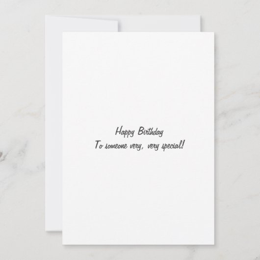 verjaardagstaart met schattige kleine muiscard kaart (Achterkant)