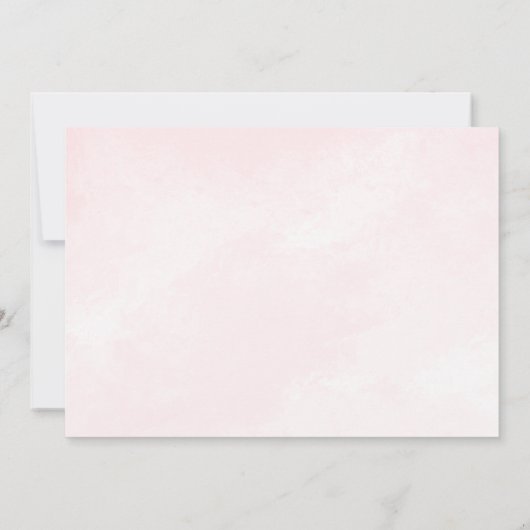 Verjaardagstaart pastel kleuren kaart (Achterkant)