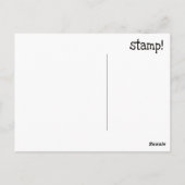 Verjaardagstaart plezier - briefkaart (Achterkant)