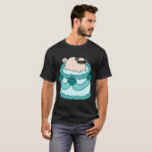 Verjaardagstaart Pugin T-shirt (Voorkant volledig)