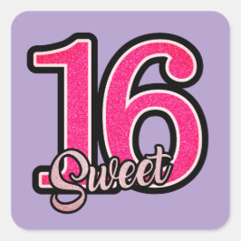 Verjaardagstaart stickers of envelopzegels