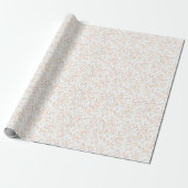 Verjaardagstaart strooit op wit cadeaupapier (Uitgerold)