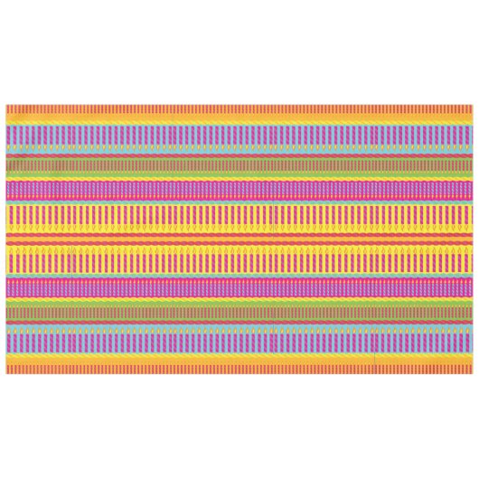 verjaardagstaart tafelkleed (Voorkant (Horizontaal))