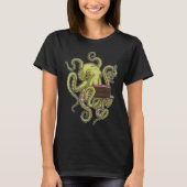 Verjaardagstaart van de octopus t-shirt (Voorkant)