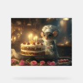 Verjaardagstaart van Fabulous Mice Baker Acryl Bord (Voorkant)