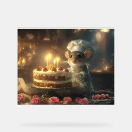 Verjaardagstaart van Fabulous Mice Baker Acryl Bord