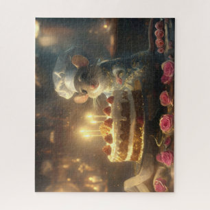 Verjaardagstaart van Fabulous Mice Baker Legpuzzel