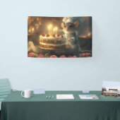 Verjaardagstaart van Fabulous Mice Baker Spandoek (Beurs)