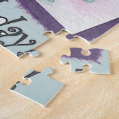 Verjaardagstaart Verjaardagskaarten Legpuzzel (Zijkant)