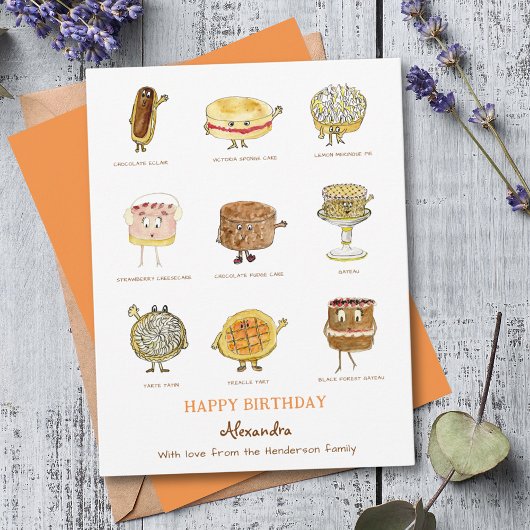 Verjaardagstaarten bakken illustraties cute