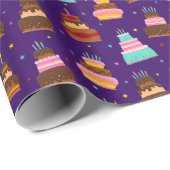 Verjaardagstaarten Cadeaupapier (Rol Hoek)