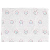 Verjaardagstaartje met Kaars Groot Cadeauzakje (Achterkant)