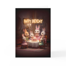 Verjaardagstaartkaars Feest Baby Konijn