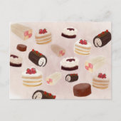 Verjaardagstaartparade Briefkaart (Voorkant)