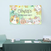 verjaardagstanner Magic caticorn Spandoek (Beurs)