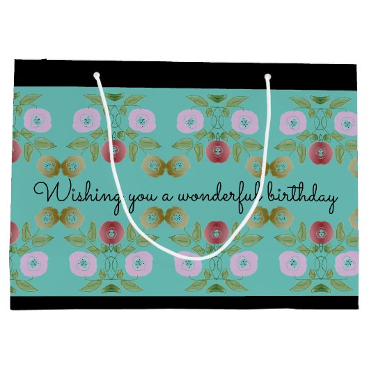  Verjaardagstas Groot Cadeauzakje (Achterkant)