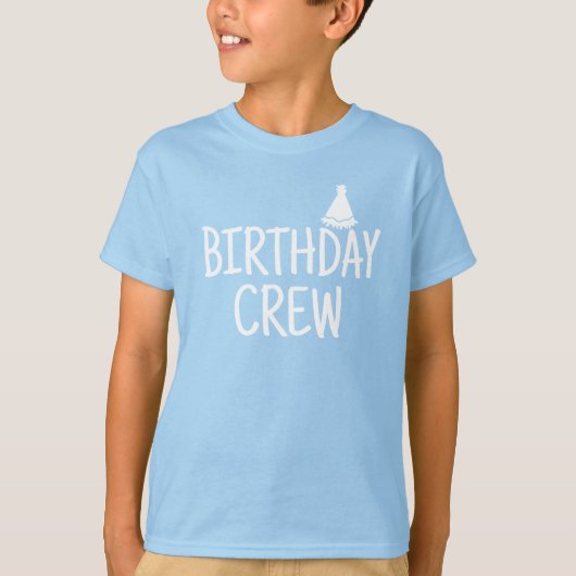 Verjaardagsteam T-shirt (Voorkant)
