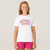 Verjaardagsteam T-shirt (Voorkant volledig)