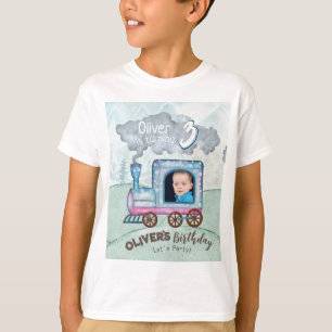 Verjaardagsthema Treinliefhebber T-shirt
