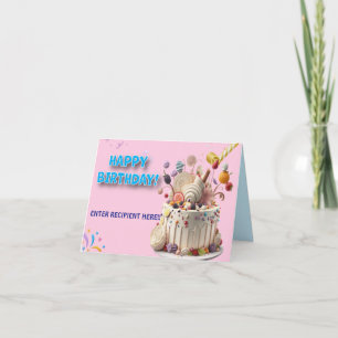 verjaardagstootje bedankkaart