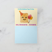 verjaardagstootje bedankkaart (Binnen)