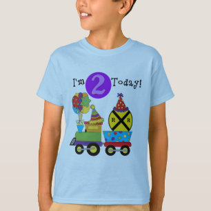 Verjaardagstrein 2e Verjaardag T-shirts en Gifts