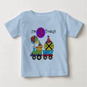 Verjaardagstrein 3e Verjaardag Tshirts en Geschenk