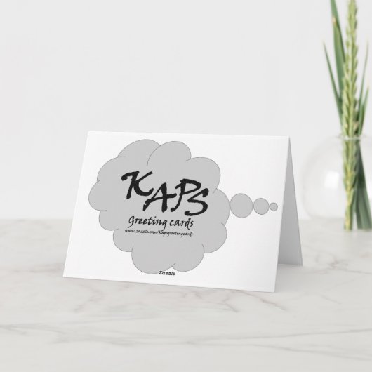 Verjaardagstrein aangepaste Kaart (Achterkant)