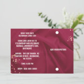 VERJAARDAGSUITNODIGING 2 BEWAAR DE DATUM KAART (Staand voorkant)