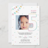 verjaardagsuitnodiging | Aangepast jaarnummer Kaart (Voorkant)