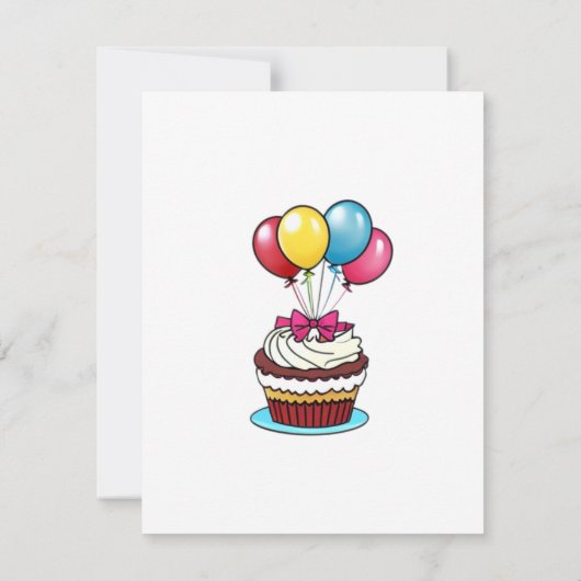 verjaardagsuitnodiging | Aangepaste uitnodiging (Achterkant)