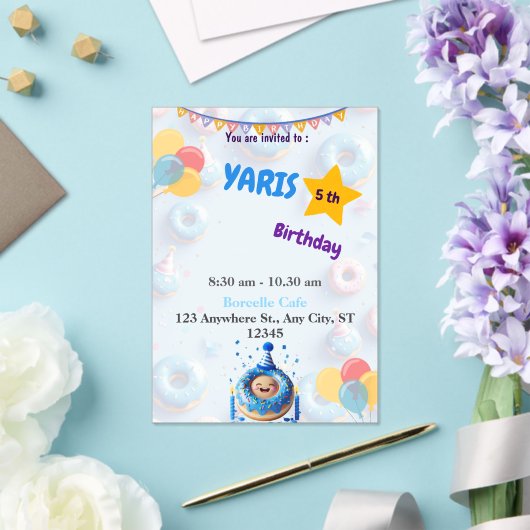 verjaardagsuitnodiging acryl uitnodigingen (Insitu (Huwelijk))