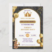 Verjaardagsuitnodiging Afrikaanse Amerikaanse Jong Kaart (Voorkant)