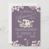 Verjaardagsuitnodiging Alabaster Box Kaart (Voorkant)