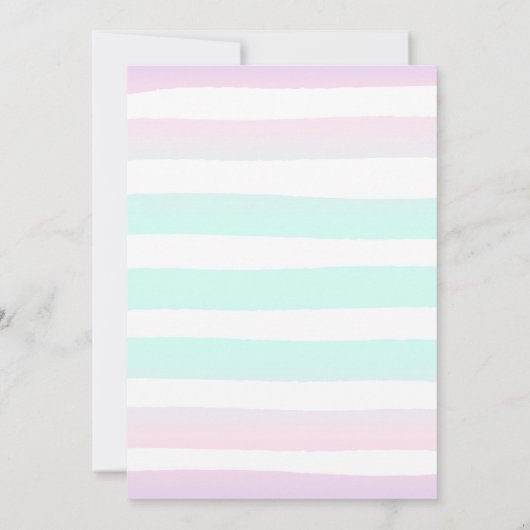 Verjaardagsuitnodiging als een ananas kaart (Achterkant)