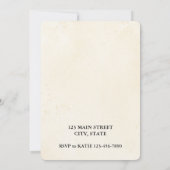 Verjaardagsuitnodiging Beer met ballon Kaart (Achterkant)