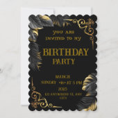 Verjaardagsuitnodiging - Bewerkbare Digitale Kaart (Voorkant)