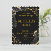 Verjaardagsuitnodiging - Bewerkbare Digitale Kaart (Staand voorkant)