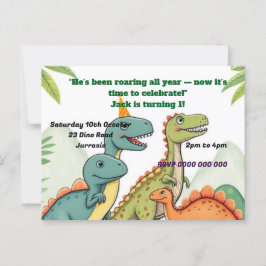 Verjaardagsuitnodiging  briefkaart