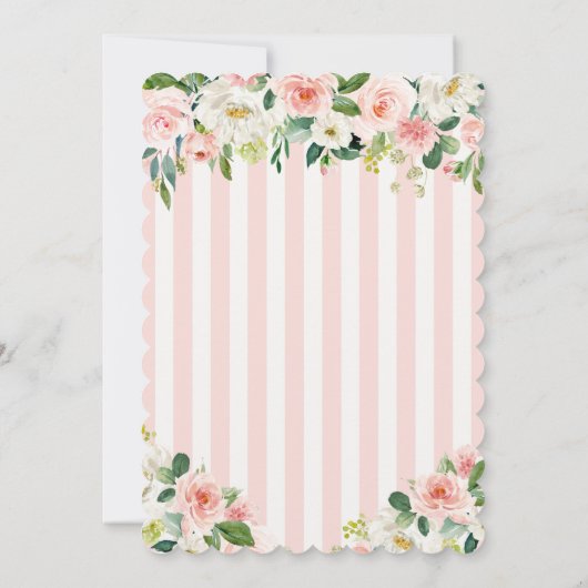 VERJAARDAGSUITNODIGING - Bunny Watercolor voor elk Kaart (Achterkant)